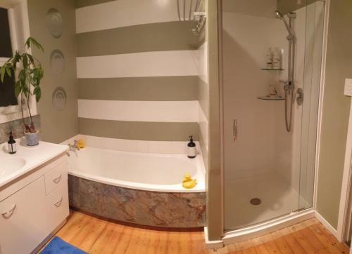 Koupelna v ubytování Charming Motueka Getaway with Air-Con