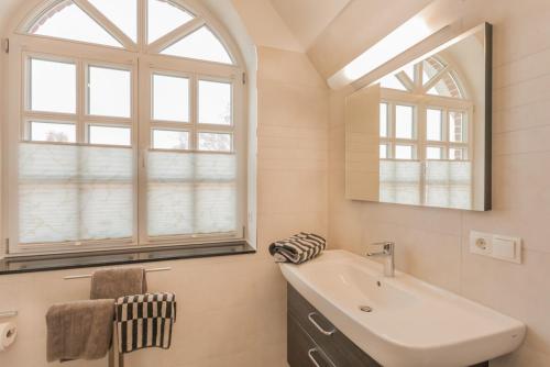 Et badeværelse på Haus Hafenflair