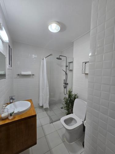 Ванная комната в La Villa Moris, meublée et bien située