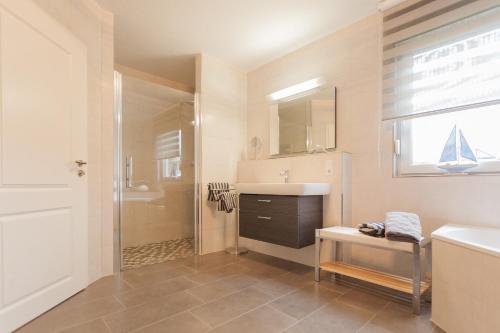 Et badeværelse på Haus Meeresrauschen