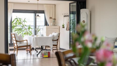 Un lugar para sentarse en Gyeongju Hwangnaminn Pension