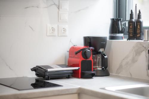 Kuchyň nebo kuchyňský kout v ubytování Villa Redi Relaxing Spa