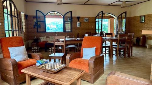 Area soggiorno di La Maison Betsileo