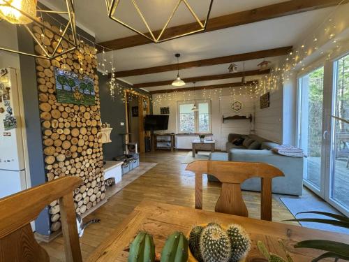 Kuchyň nebo kuchyňský kout v ubytování Willa pod Leskowcem - agroturystyka - pokoje pod wynajem