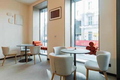 Et opholdsområde på FortyPlusOne Hotel Vienna