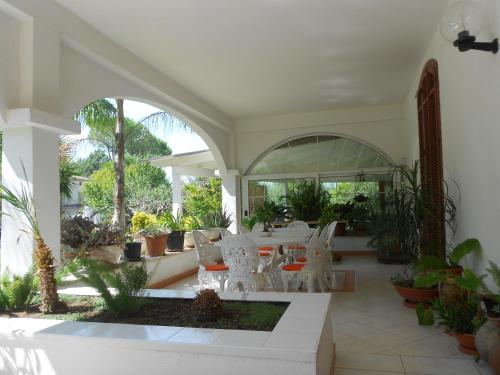 Ruang duduk di B&B Villa Di Bartolomeo