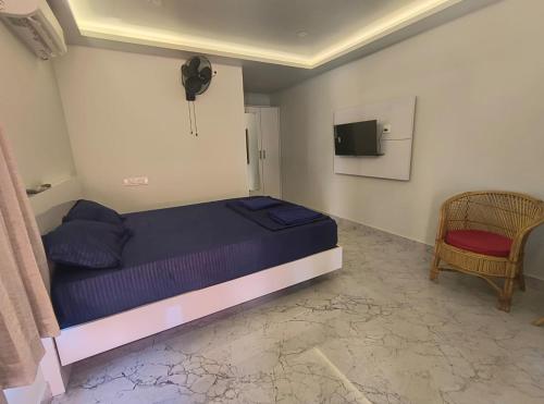 TV a/nebo společenská místnost v ubytování Mystic Rock Staycations