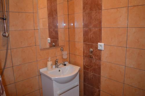 Bilik mandi di Apartment Larion