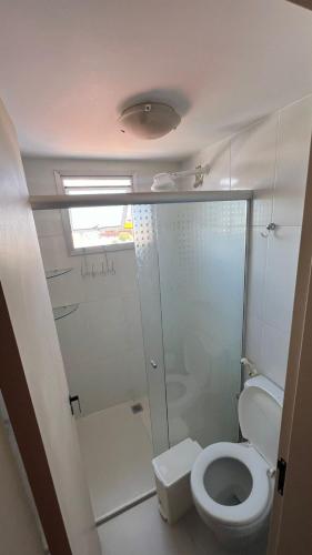 Et badeværelse på Apartamento 1 quarto para 5 pessoas