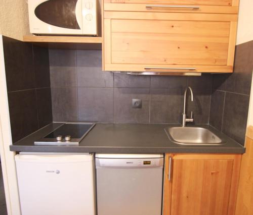 Kuchyň nebo kuchyňský kout v ubytování Joker Appartements VTI