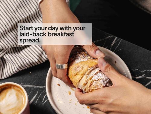 Možnosti snídaně pro hosty v ubytování Native Manchester