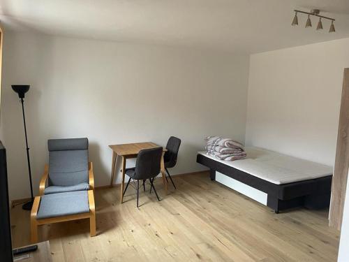 Χώρος καθιστικού στο Modernes & gemütliches Apartment in Zentrumsnähe