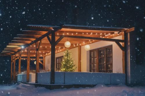 Das Gebäude in dem sich die Ferienwohnung befindet