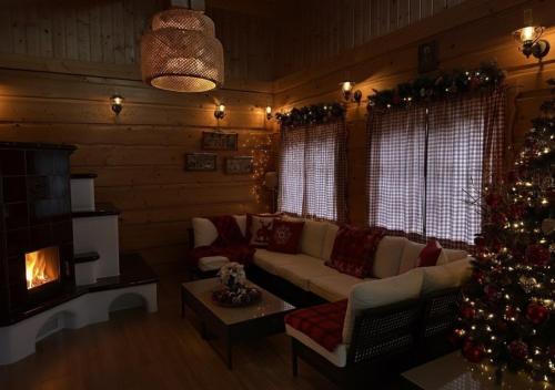 Khu vực ghế ngồi tại Rusínsky Dvor s privátnym Wellness