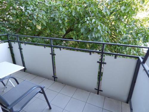 Balkoni atau teres di Pension Meyer