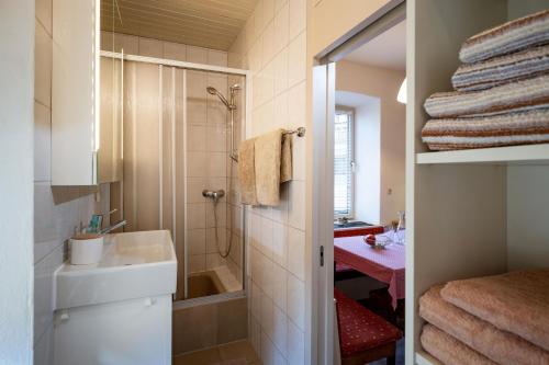 Koupelna v ubytování Villa Gartenblick