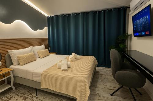 En eller flere senge i et værelse på Concept Rooms