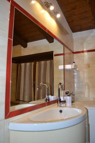 Koupelna v ubytování Appartamento Caprioli