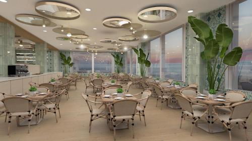 En restaurant eller et andet spisested på Hotel Urania Arenal - Adults Recommended