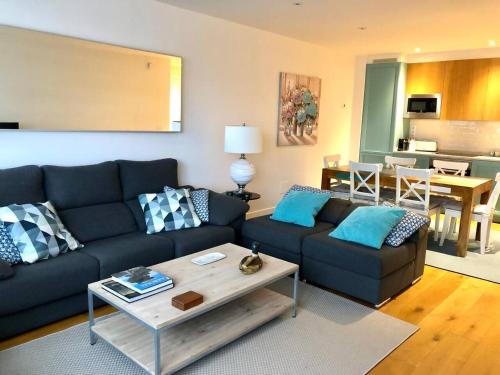 Χώρος καθιστικού στο Apartamento Santa Ana