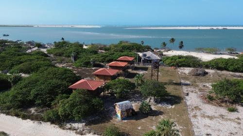 Paisagem natural perto do chalé