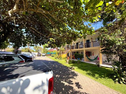 Das Gebäude in dem sich die Ferienwohnung befindet