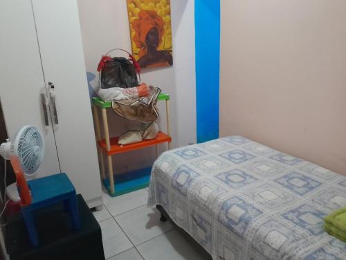 En eller flere senge i et værelse på Casa em Açu da Torre a 500m de Praia do Forte