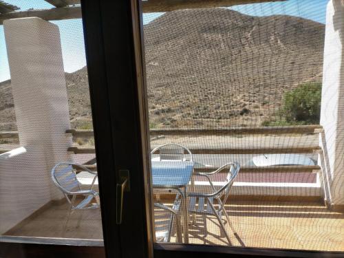 En generel udsigt til bjerge eller udsigt til bjerge taget fra lejligheden