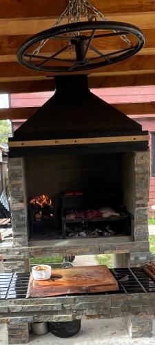 Barbacoa de la casa de muntanya