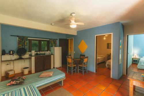 Kuchyň nebo kuchyňský kout v ubytování Pousada Vila Tamarindo Eco Lodge