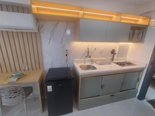 Køkken eller tekøkken på Apart Makani Beach Flat Campas