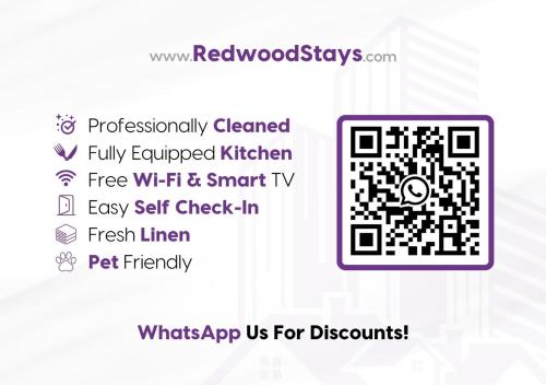 Billede fra billedgalleriet på Well-Equipped Serviced Apartments in Aldershot Town Centre, Free WiFi By Redwood Stays i Aldershot