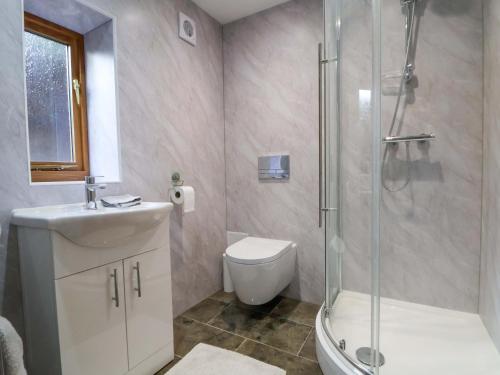 Koupelna v ubytování The Apple Store