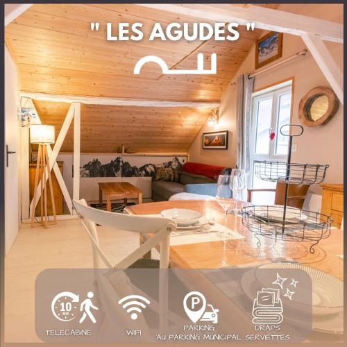 LES AGUDES Duplex chaleureux À 5 min du centre