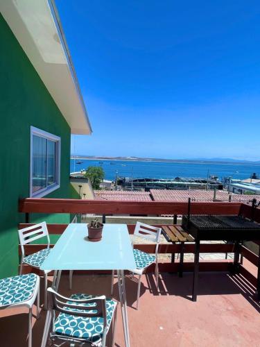 Nespecifikovaný výhled na moře nebo výhled na moře při pohledu z prázdninového domu