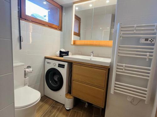 Appartement rénové Méribel 6 pers, balcon, parking, WiFi