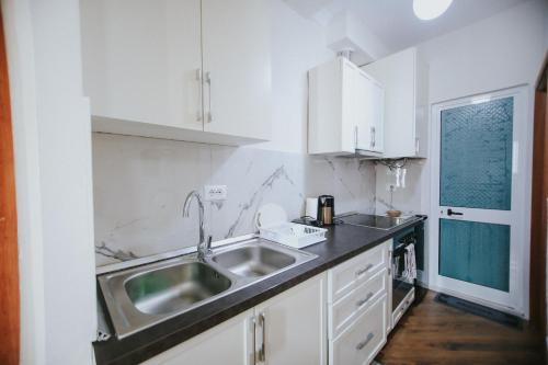 Kuchyň nebo kuchyňský kout v ubytování Villa Reve de Tirana