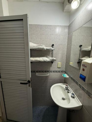 Et badeværelse på Hotel Stylo