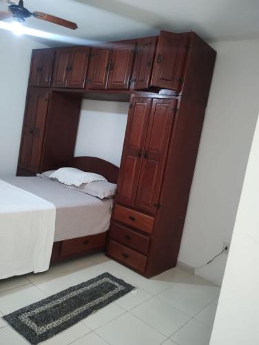 Postel nebo postele na pokoji v ubytování Loft São Pedro da Aldeia