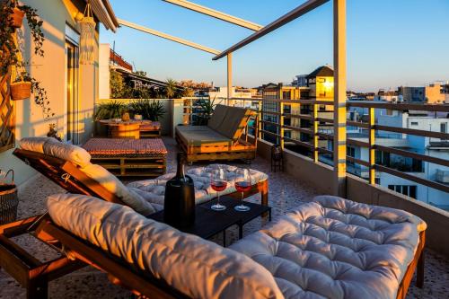 Boho Aura Acropolis View & Private Terrace