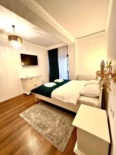 Postel nebo postele na pokoji v ubytování Viman Events