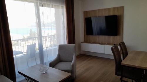 Et tv og/eller underholdning på Apartment Hrubosovic Dobra voda