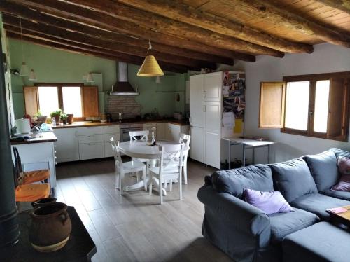 Posezení v ubytování Casa Rural en el Matarraña.