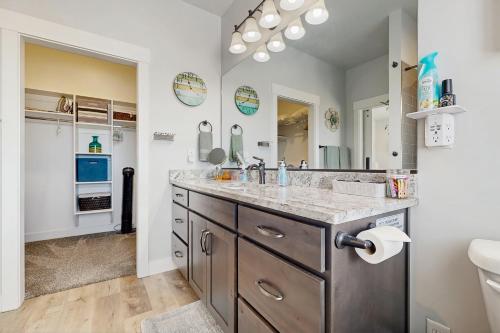 Et badeværelse på Lakeview Ridge