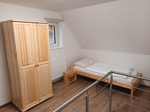 En eller flere senge i et værelse på Chata u Repáňov