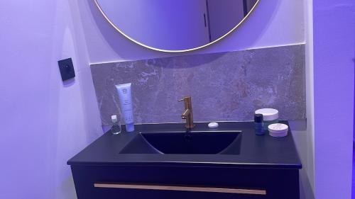 Koupelna v ubytování SeaSalt Spa