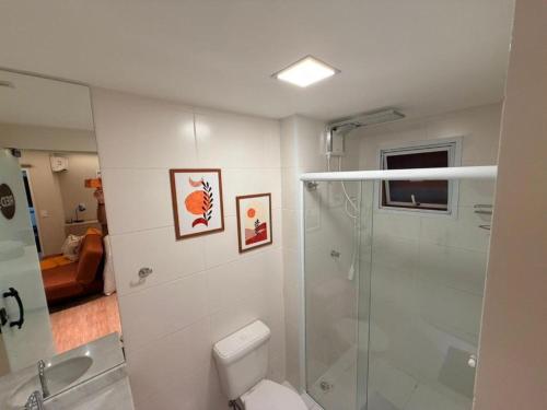 Et badeværelse på Studio Red 3 - Sorocaba