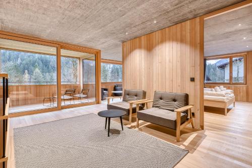 Χώρος καθιστικού στο Appartementhaus Studa 29