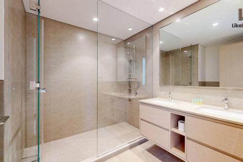 Koupelna v ubytování BEST VIEW IN DUBAI BURJ KHALIFA VIEW