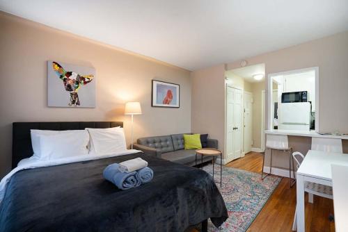 Posezení v ubytování Studio close to Central Park, Lenox Hill & NY Presbyterian